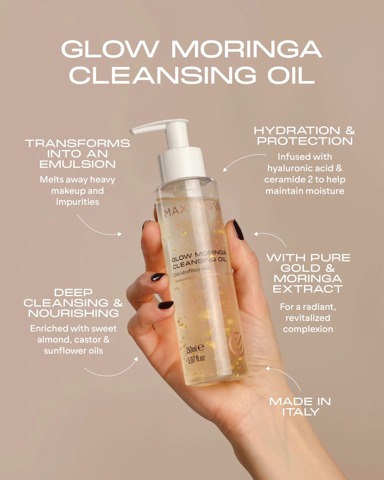 Maxymova - Glow Moringa Cleansing Oil